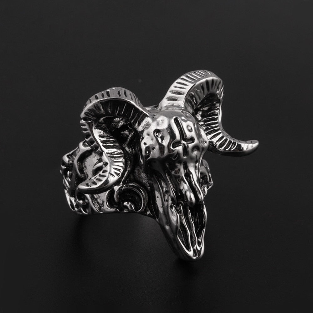 Peris Gems 13 Punk Skull Hannya Mask Rings | Open Rings SHEIN Amazon Temu
