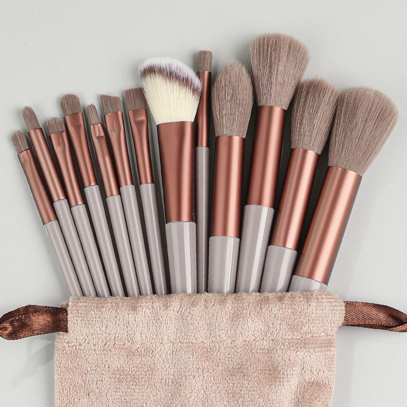 Peris Gems 13Pcs-Velvet bag 1 Makeup Brushes Set | 13PC Eye Shadow Foundation Brushes SHEIN Amazon Temu