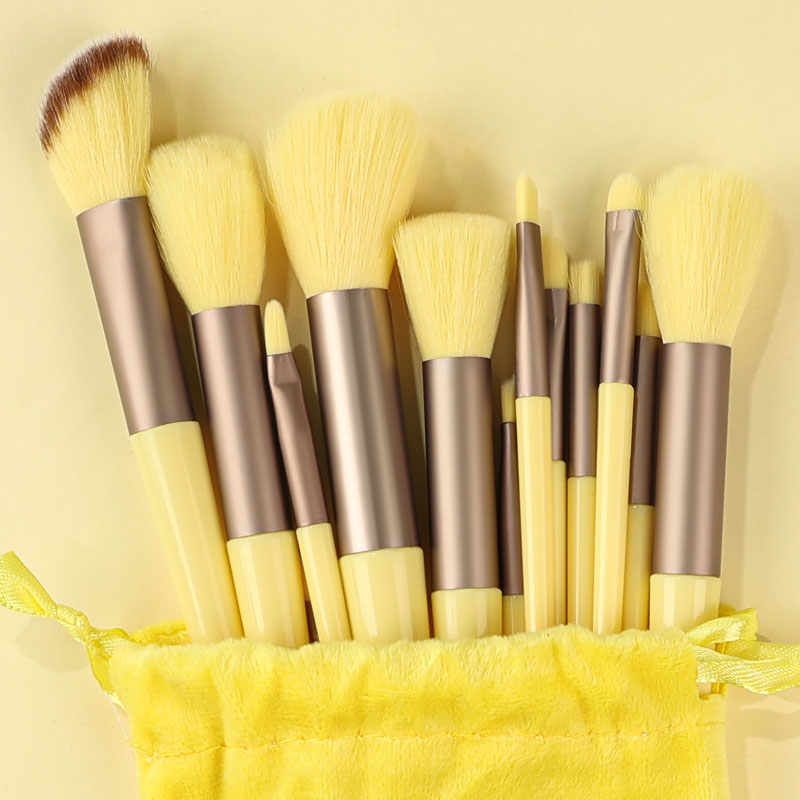 Peris Gems 13Pcs-Velvet bag 3 Makeup Brushes Set | 13PC Eye Shadow Foundation Brushes SHEIN Amazon Temu