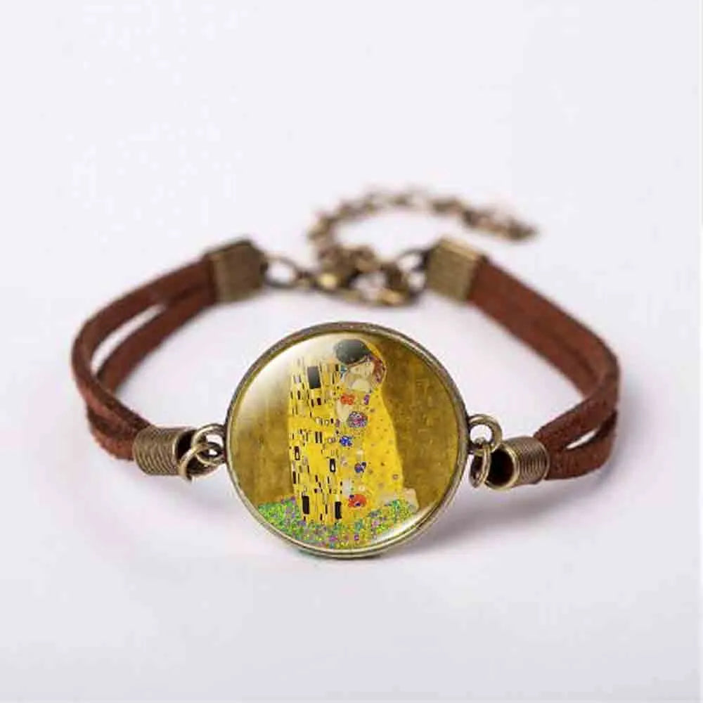 Peris Gems 14 Mother and Child by Gustav Klimt Art Photo Bracelet SHEIN Amazon Temu