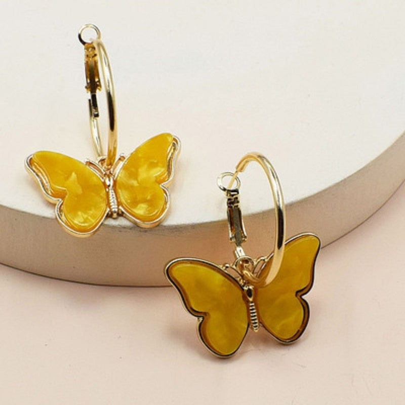 Peris Gems 14 Mushroom Hoop Butterfly Earrings for Women | Gold Silver Trendy Designer Earrings for Women SHEIN Amazon Temu
