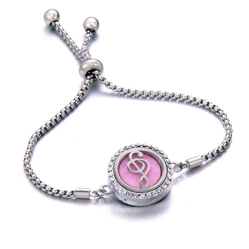 Peris Gems 14 Perfume Essential Diffuser Locket Bracelet | Adjustable Bangle Bracelets SHEIN Amazon Temu