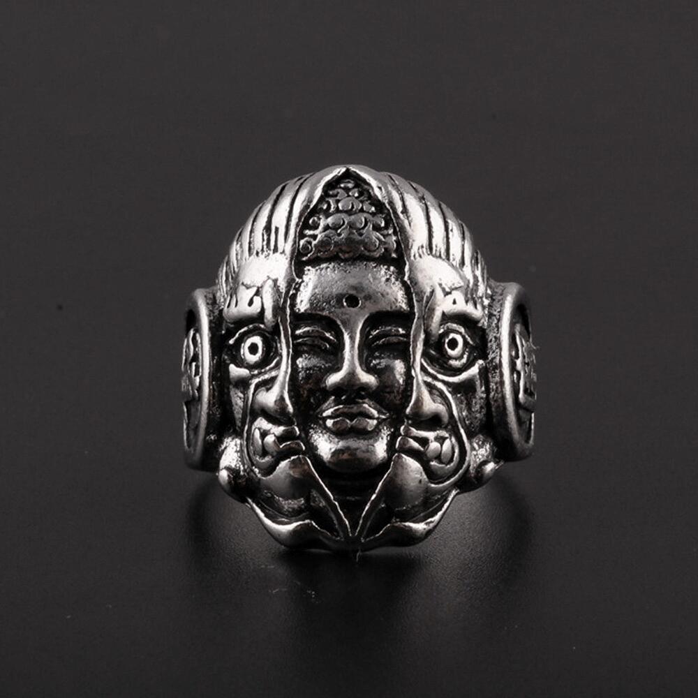 Peris Gems 14 Punk Skull Hannya Mask Rings | Open Rings SHEIN Amazon Temu