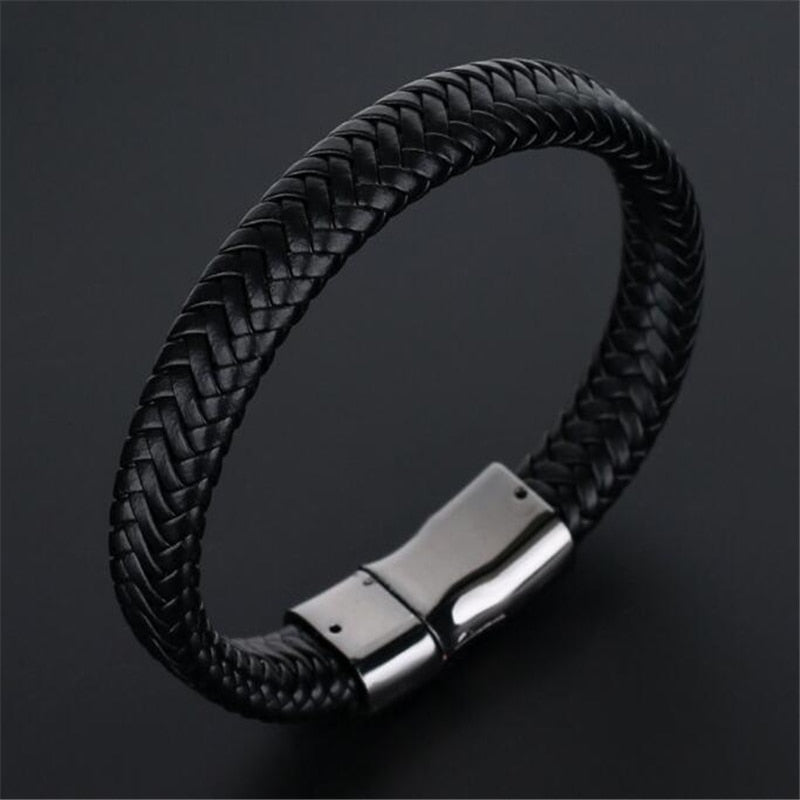Peris Gems 15 Genuine Leather Braided Bracelet for Men SHEIN Amazon Temu