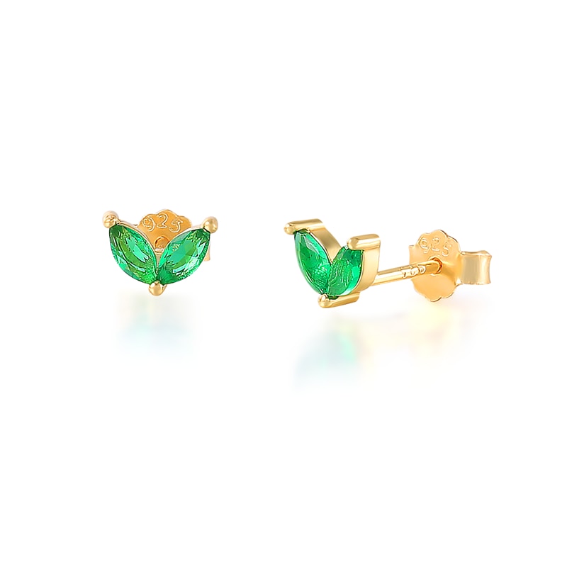 Peris Gems 15 Gold Diamond Stud Turquoise Hoop Earrings for Women | Sterling Silver Gold Earrings SHEIN Amazon Temu