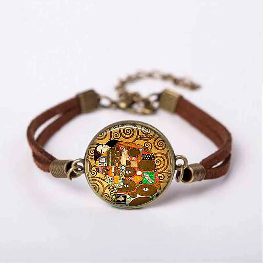 Peris Gems 15 Mother and Child by Gustav Klimt Art Photo Bracelet SHEIN Amazon Temu