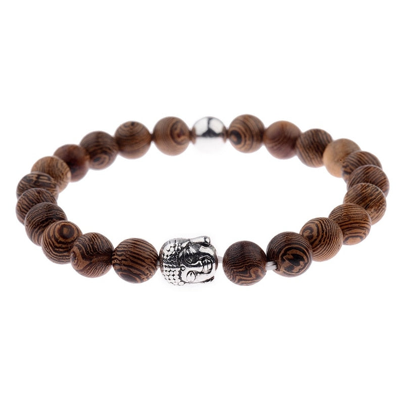 Peris Gems 15 Natural Wood Cross Beads Bracelet Unisex | Wooden Prayer Beads Bracelet SHEIN Amazon Temu
