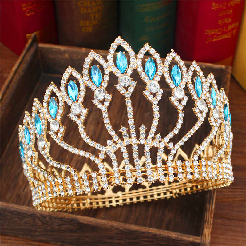 Peris Gems  16 Crystal Queen Wedding Tiara Crown | Women&