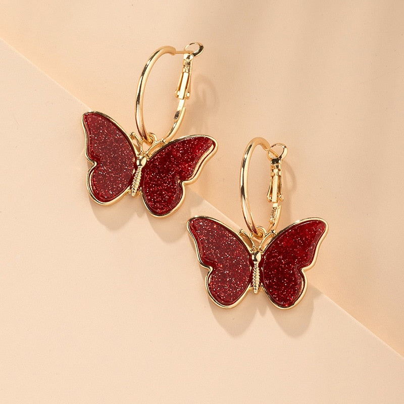 Peris Gems 16 Mushroom Hoop Butterfly Earrings for Women | Gold Silver Trendy Designer Earrings for Women SHEIN Amazon Temu