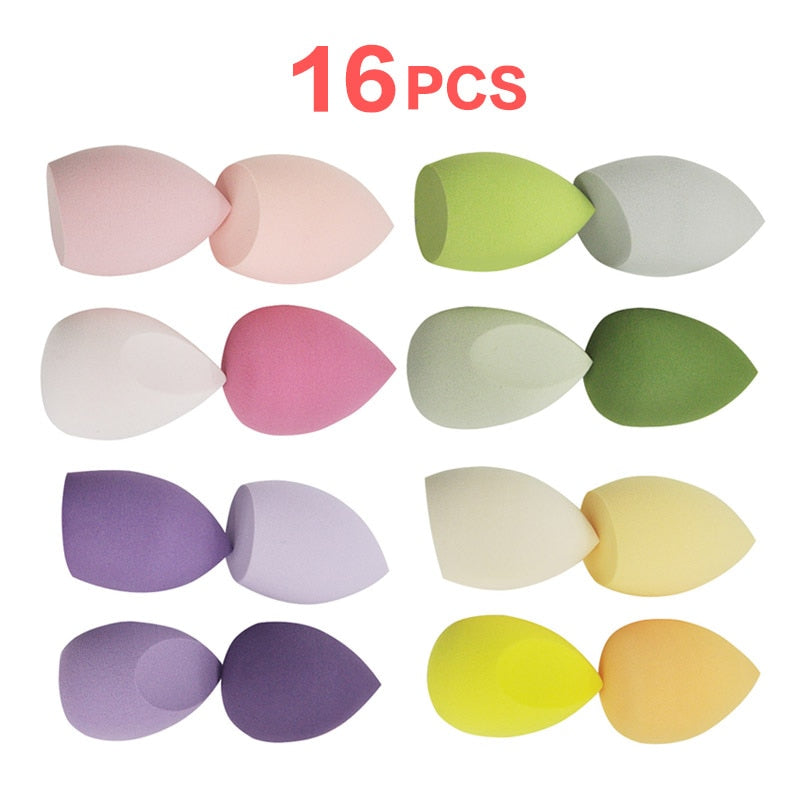 Peris Gems 16pcs Bevel Makeup Sponges | Beauty Cosmetic Makeup Ball SHEIN Amazon Temu