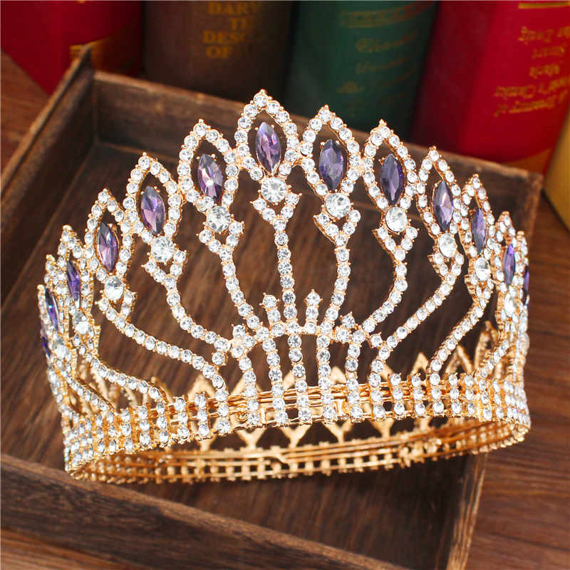 Peris Gems  17 Crystal Queen Wedding Tiara Crown | Women&