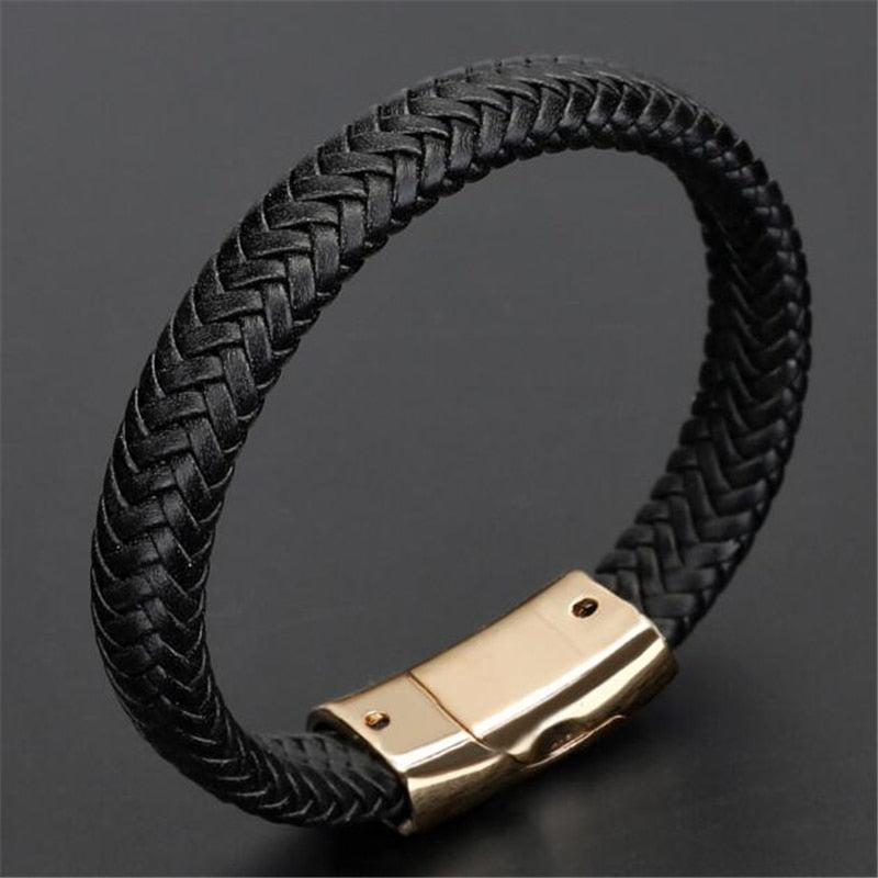 Peris Gems 17 Genuine Leather Braided Bracelet for Men SHEIN Amazon Temu