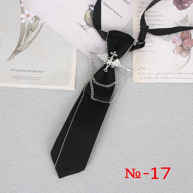 Peris Gems 17 Hand Made Black Ribbon Rhinestone Crystal Neckties - Unisex SHEIN Amazon Temu