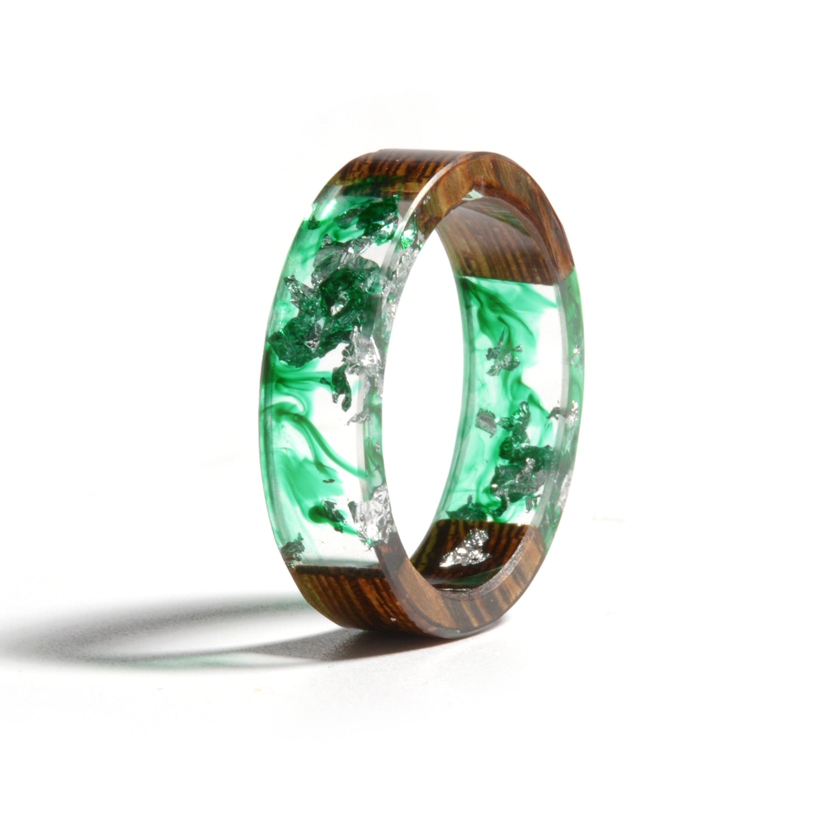 Peris Gems 17mm / B Wood Resin Dried Flower Rings for Women | Epoxy Rings Collection SHEIN Amazon Temu