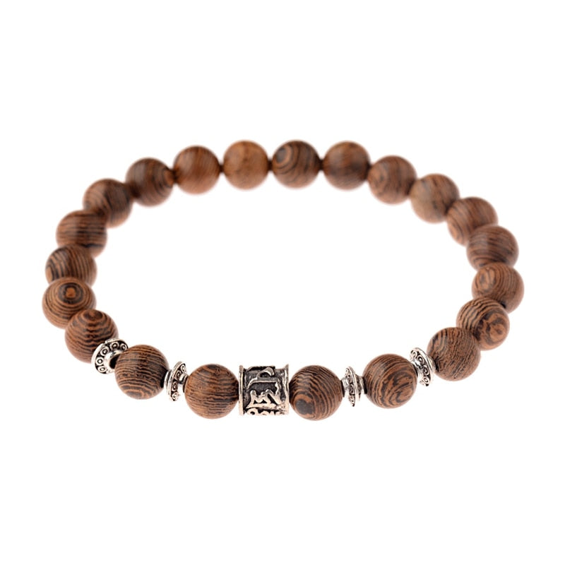 Peris Gems 18 Natural Wood Cross Beads Bracelet Unisex | Wooden Prayer Beads Bracelet SHEIN Amazon Temu
