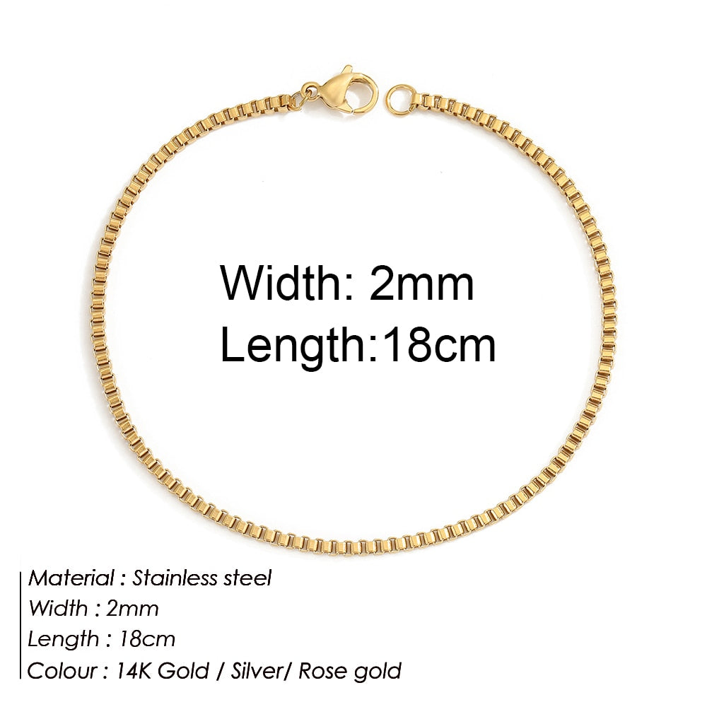 Peris Gems 19 Gold Twist Snake Chain Bracelet | Stainless Steel Bracelets SHEIN Amazon Temu