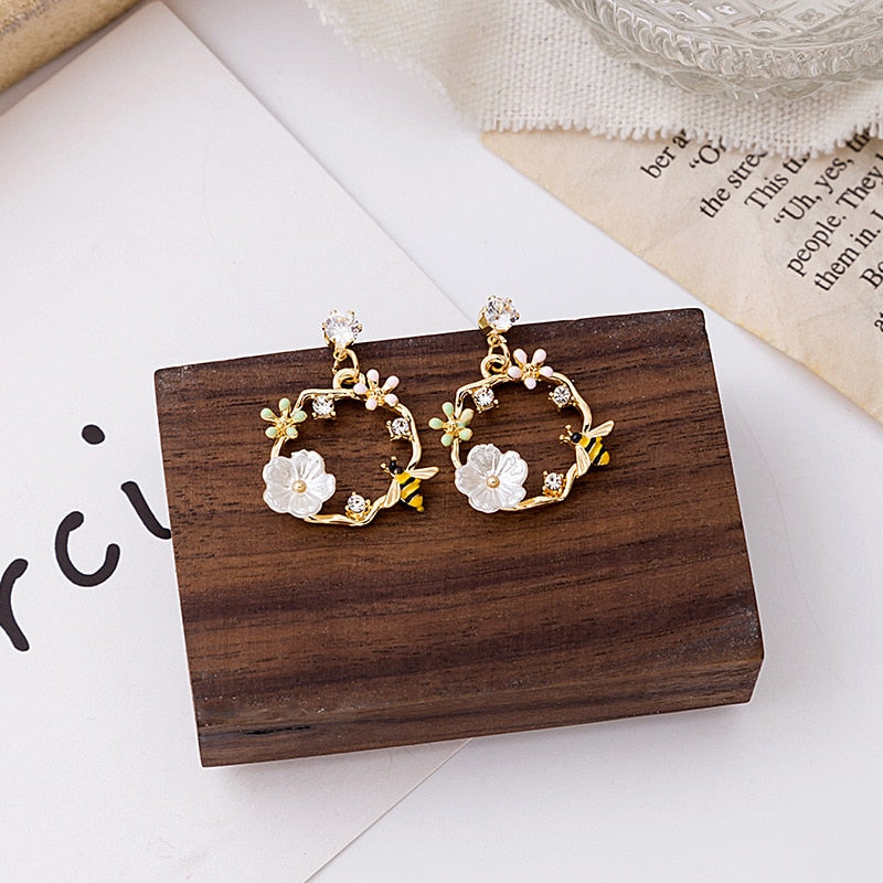 Peris Gems 19 Mushroom Hoop Butterfly Earrings for Women | Gold Silver Trendy Designer Earrings for Women SHEIN Amazon Temu