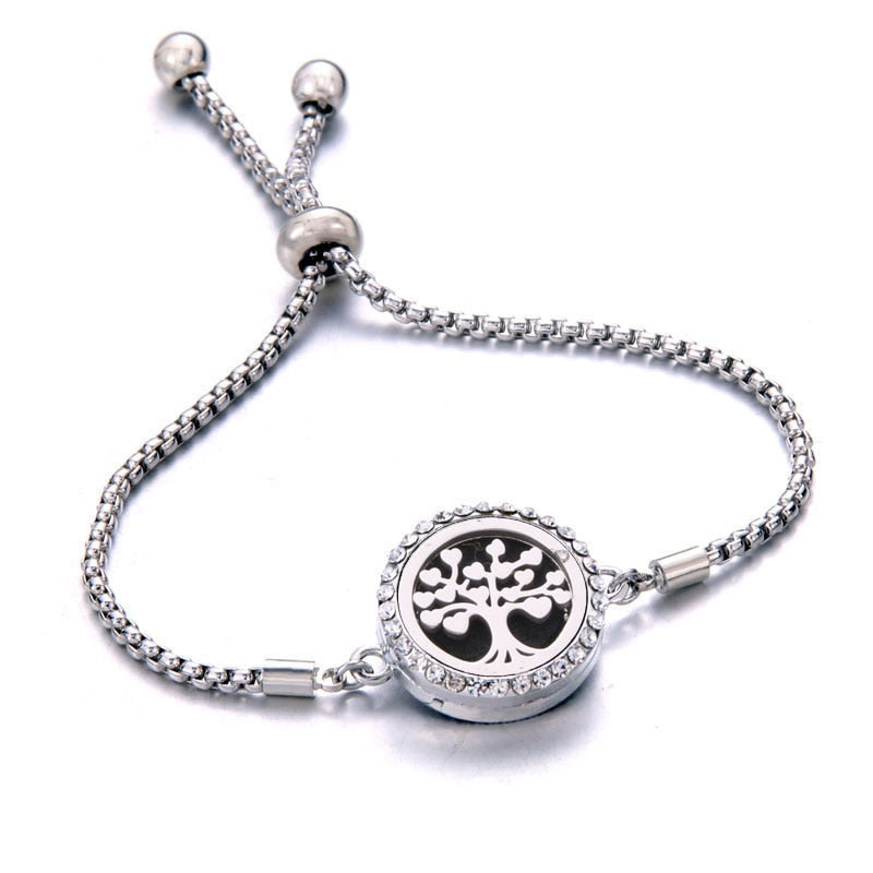 Peris Gems 19 Perfume Essential Diffuser Locket Bracelet | Adjustable Bangle Bracelets SHEIN Amazon Temu