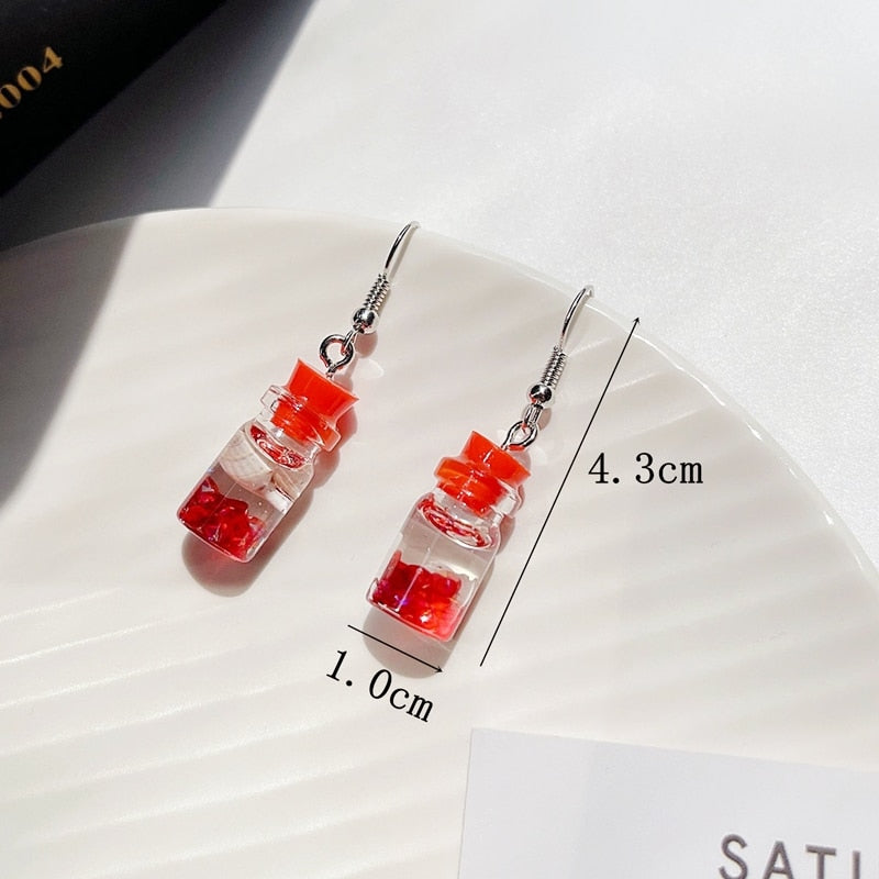 Peris Gems 19 Red Hang Tassel Earrings for Women | Gold Tassel Earrings for Women SHEIN Amazon Temu