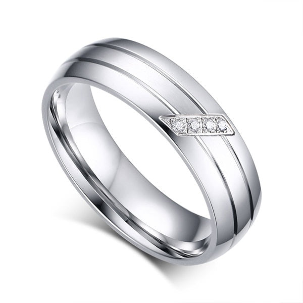 Peris Gems 1pc Women / 5 Stacked Stainless Steel Diamond Rings Unisex | Cubic Zircon Ring Stacked Stainless Steel Diamond Rings Unisex | Cubic Zircon SHEIN Amazon Temu