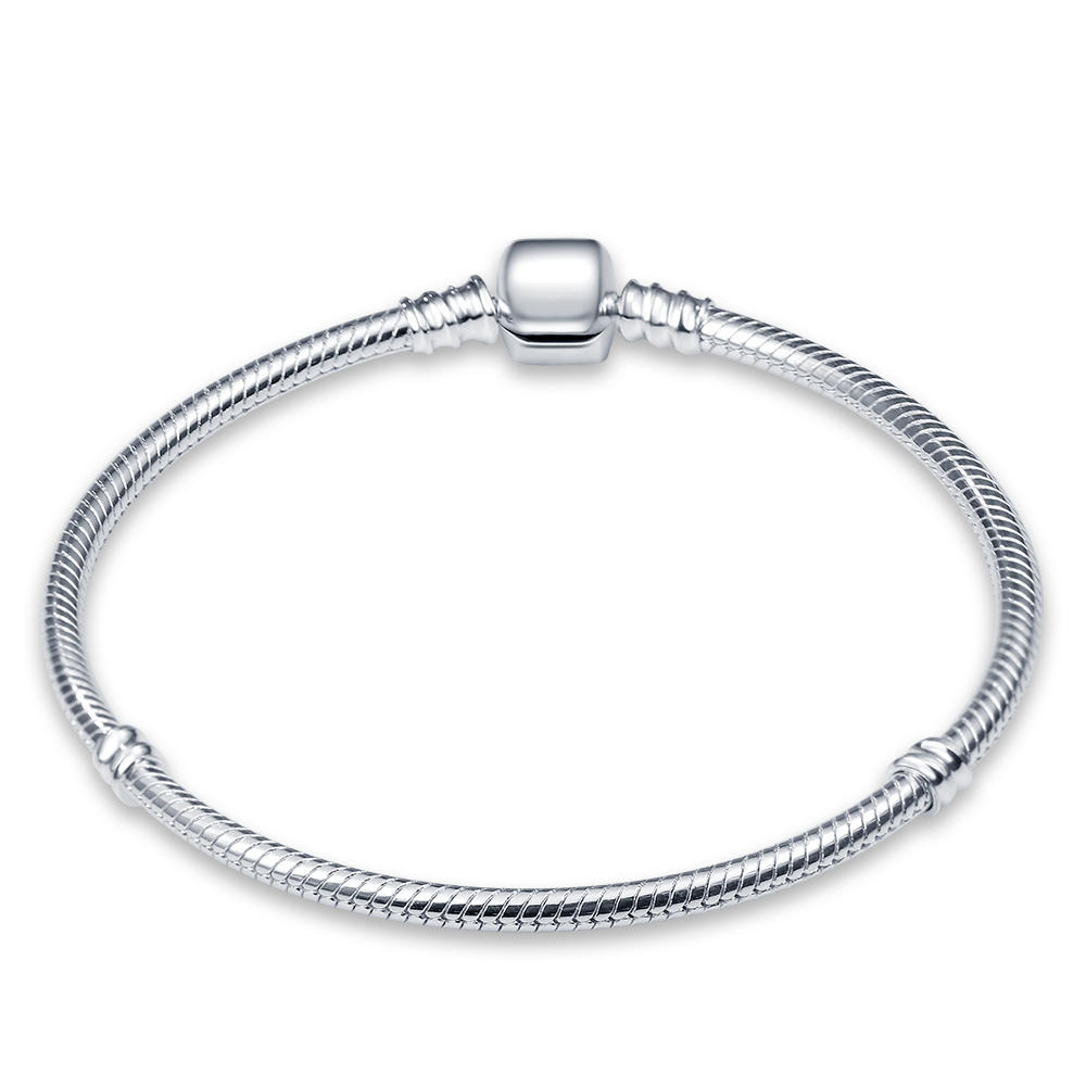 Peris Gems 2 / 17cm Sterling Charm Beads Bracelet for Women | Cute Silver Bracelets for Women SHEIN Amazon Temu