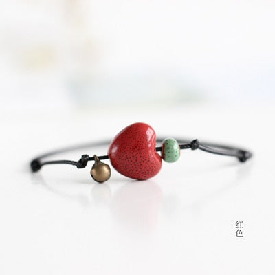 Peris Gems 2 Ceramic Heart Anklet for Women | Handmade Anklets for Women SHEIN Amazon Temu
