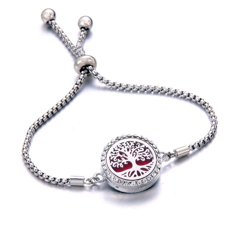 Peris Gems 2 Perfume Essential Diffuser Locket Bracelet | Adjustable Bangle Bracelets SHEIN Amazon Temu