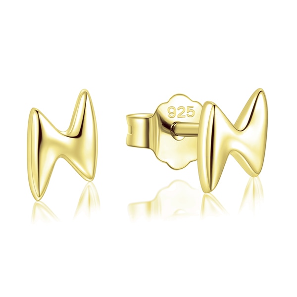 Peris Gems 2 Sterling Silver Small Hearts Stud Earrings for Women | Silver Gold Earrings for Women SHEIN Amazon Temu