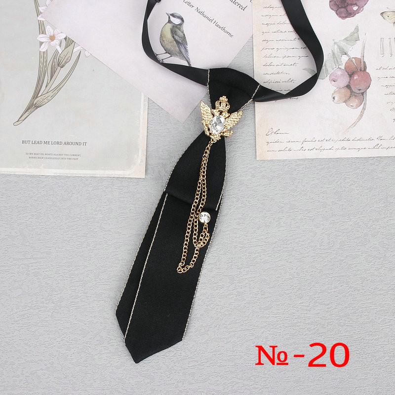 Peris Gems 20 Hand Made Black Ribbon Rhinestone Crystal Neckties - Unisex SHEIN Amazon Temu