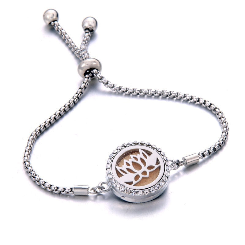 Peris Gems 20 Perfume Essential Diffuser Locket Bracelet | Adjustable Bangle Bracelets SHEIN Amazon Temu