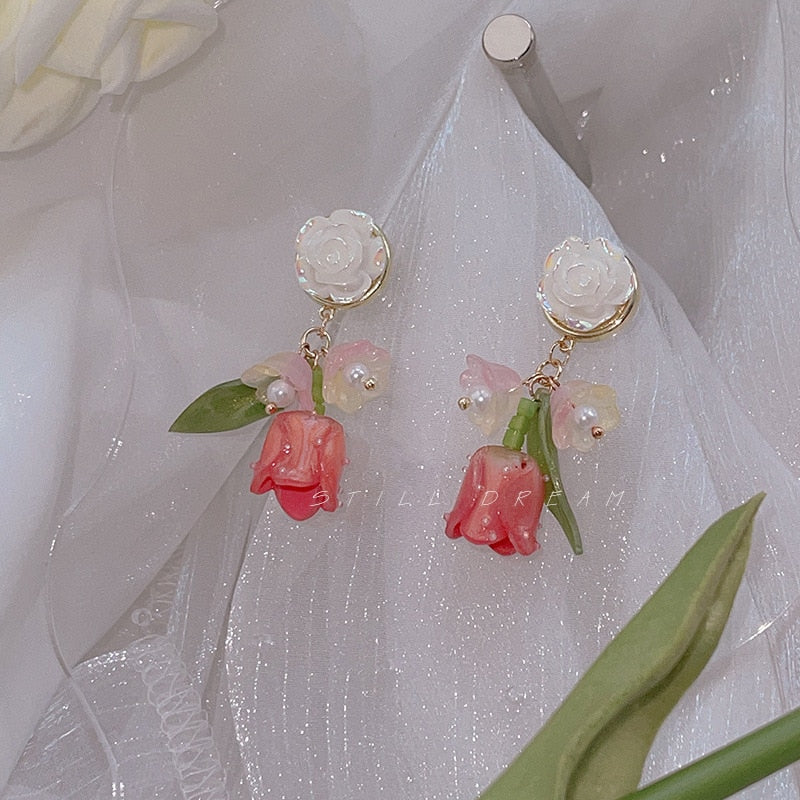 Peris Gems 23 Cute Daisy Flower Hoop Earrings for Women | Flower Earrings Collection Cute Daisy Flower Hoop Earrings for Women | Flower Earrings SHEIN Amazon Temu