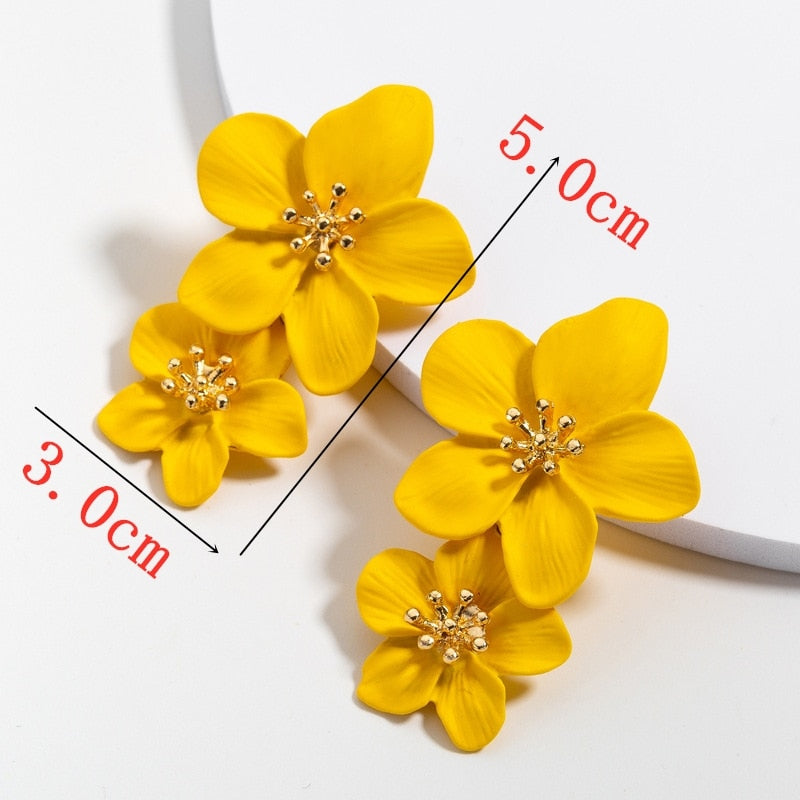 Peris Gems 23 Yellow Drop Earrings for Women | Fruit and Plants Creative Earrings for Women SHEIN Amazon Temu