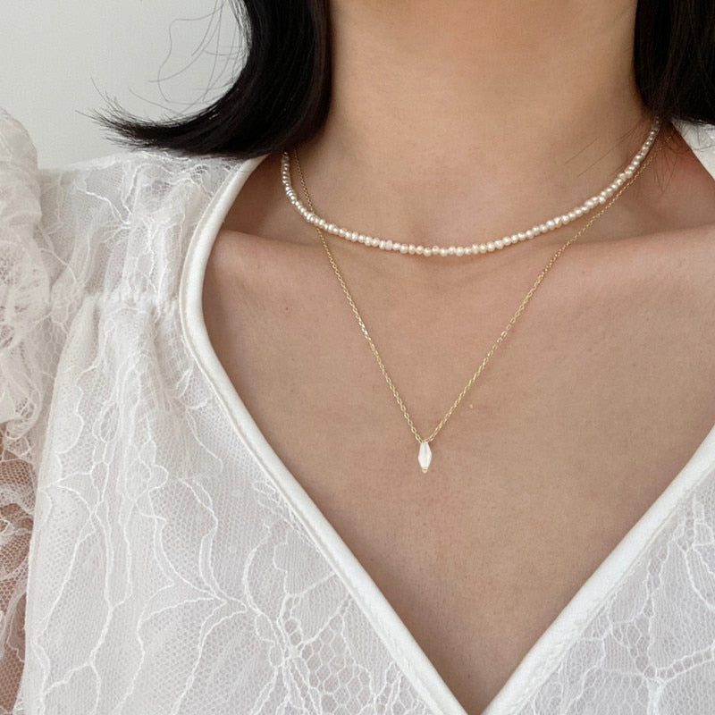 Peris Gems 24 Dainty Pearl Flower Choker Necklace for Women | Gold Pearl Necklaces Dainty Pearl Flower Choker Necklace for Women Gold Necklaces SHEIN Amazon Temu