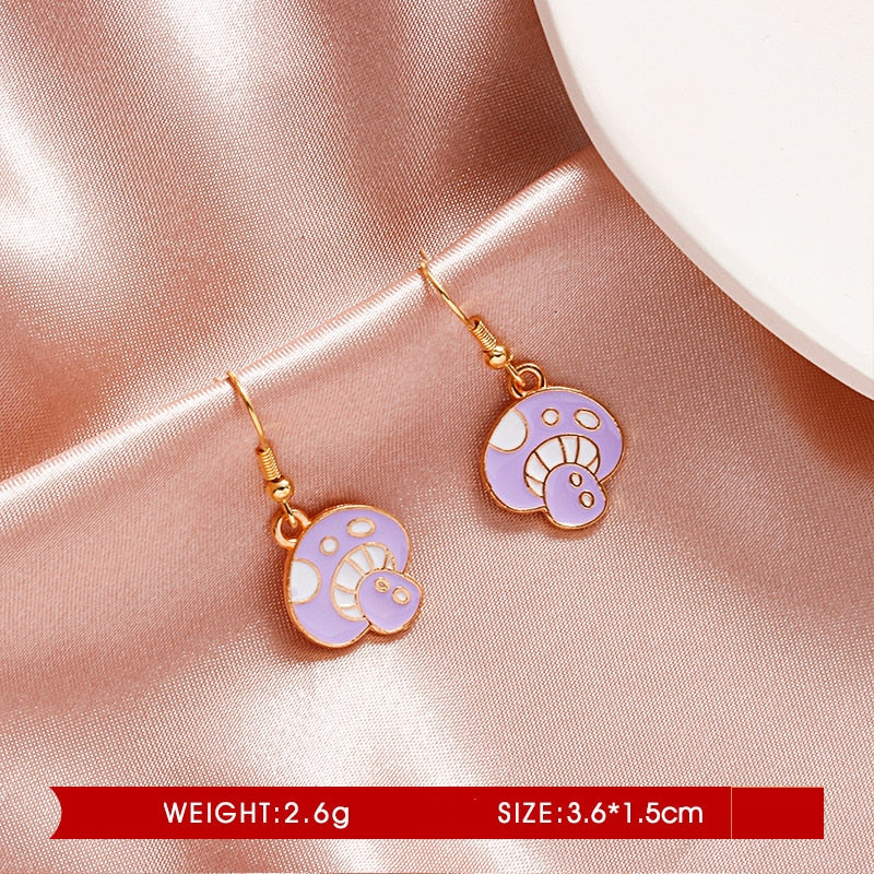 Peris Gems 24 Mushroom Hoop Butterfly Earrings for Women | Gold Silver Trendy Designer Earrings for Women SHEIN Amazon Temu