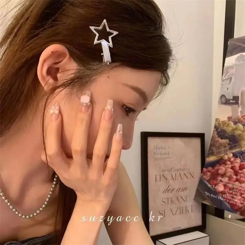 Peris Gems 24pcs set 24Pcs/Set Y2K Silver Metal Hairpins for Women Girls Star Hair Clip Multiple Styles Seamless Duckbill Clip Girls Hair Accessoires 24Pcs/Set Y2K Silver Metal Hairpins for Women Girls Star Hair Clip Multiple Styles Seamless Duckbill Clip Girls Hair Accessoires SHEIN Amazon Temu
