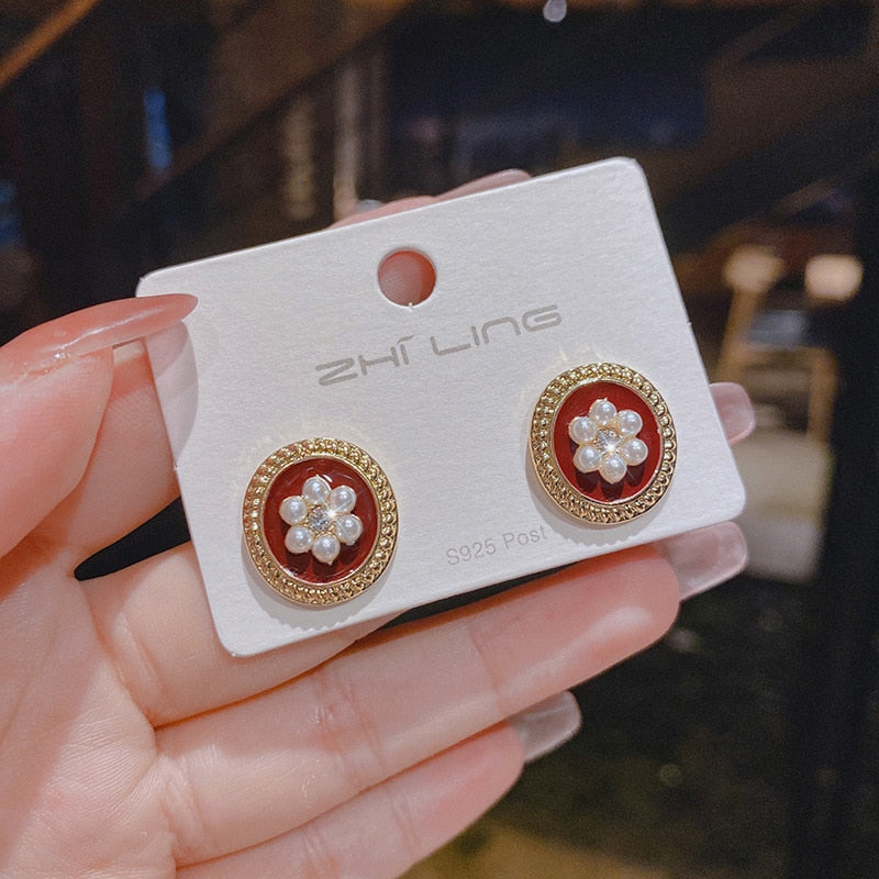Peris Gems 25 Red Hang Tassel Earrings for Women | Gold Tassel Earrings for Women SHEIN Amazon Temu