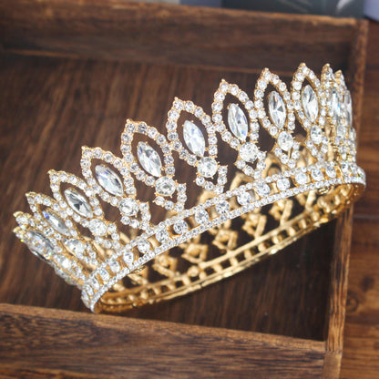 Peris Gems  26 Crystal Queen Wedding Tiara Crown | Women&