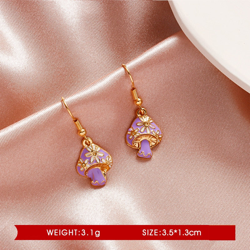 Peris Gems 26 Mushroom Hoop Butterfly Earrings for Women | Gold Silver Trendy Designer Earrings for Women SHEIN Amazon Temu