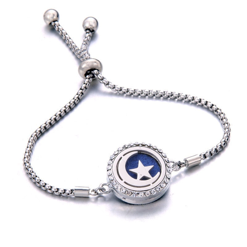 Peris Gems 26 Perfume Essential Diffuser Locket Bracelet | Adjustable Bangle Bracelets SHEIN Amazon Temu