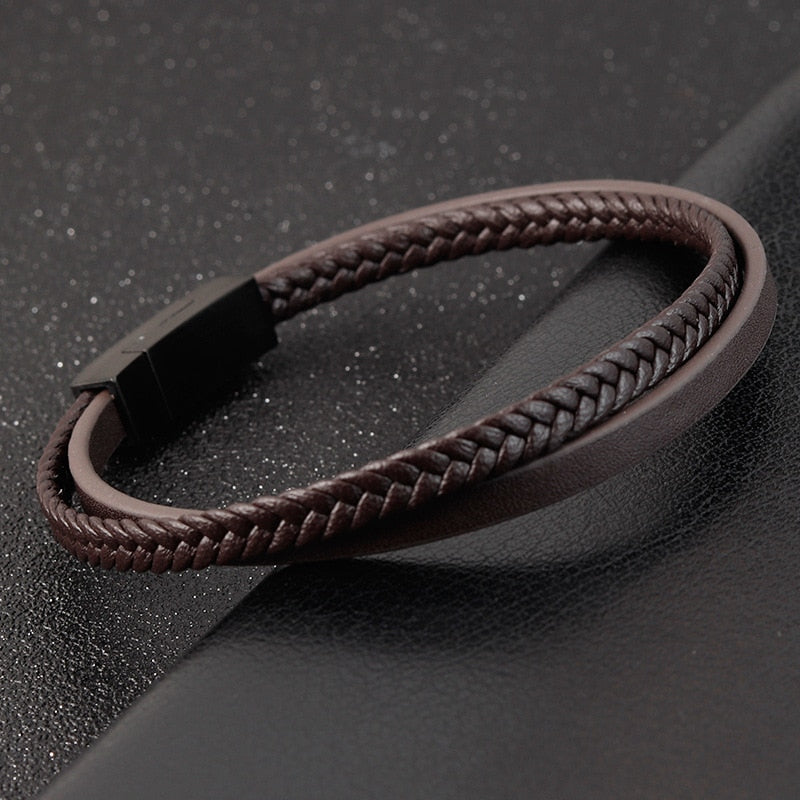 Peris Gems 27 / 18.5cm Woven Multilayered Bracelets Unisex | Stainless-Steel Clasp SHEIN Amazon Temu