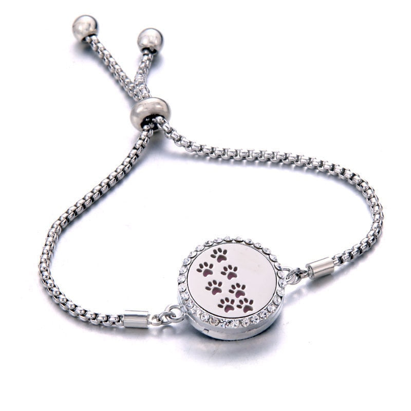 Peris Gems 28 Perfume Essential Diffuser Locket Bracelet | Adjustable Bangle Bracelets SHEIN Amazon Temu