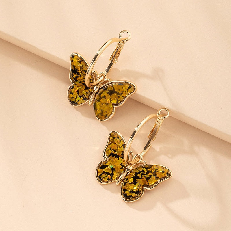 Peris Gems 29 Mushroom Hoop Butterfly Earrings for Women | Gold Silver Trendy Designer Earrings for Women SHEIN Amazon Temu