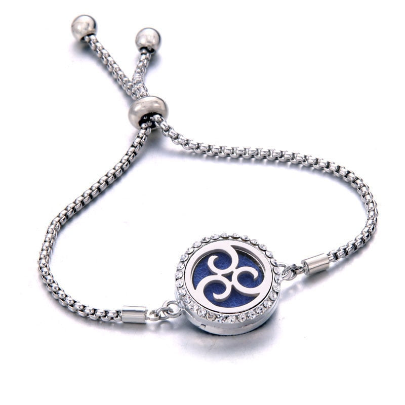 Peris Gems 29 Perfume Essential Diffuser Locket Bracelet | Adjustable Bangle Bracelets SHEIN Amazon Temu