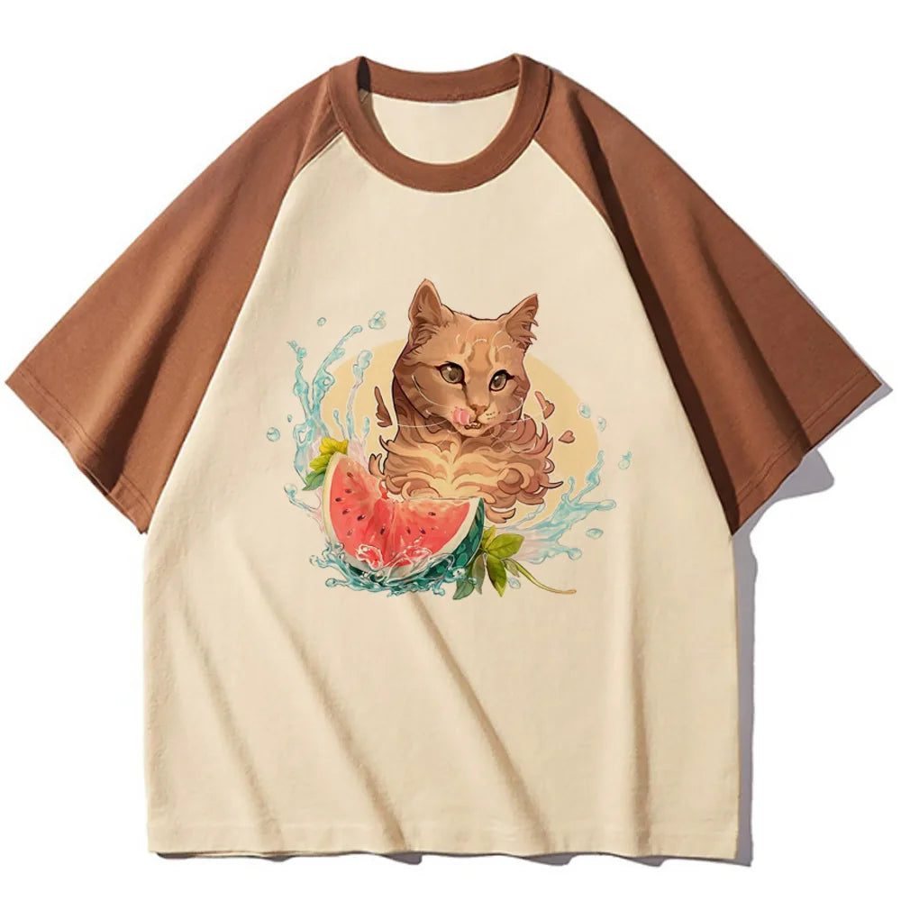 Peris Gems 29311 / XL Funny Cat tshirt women graphic Y2K streetwear Tee girl Japanese harajuku anime clothing Funny Cat tshirt women graphic Y2K streetwear Tee girl Japanese harajuku anime clothing SHEIN Amazon Temu