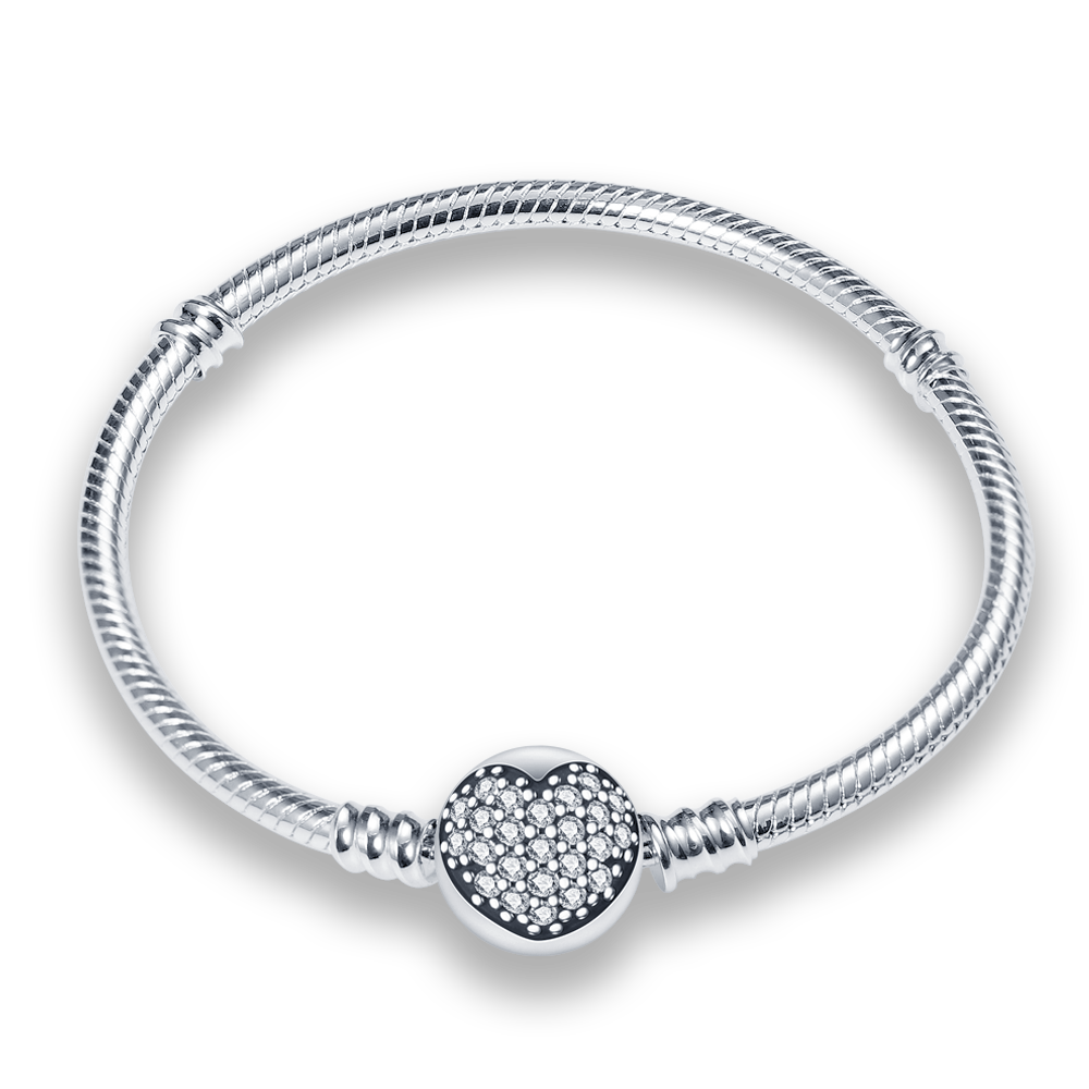 Peris Gems 3 / 17cm Sterling Charm Beads Bracelet for Women | Cute Silver Bracelets for Women SHEIN Amazon Temu