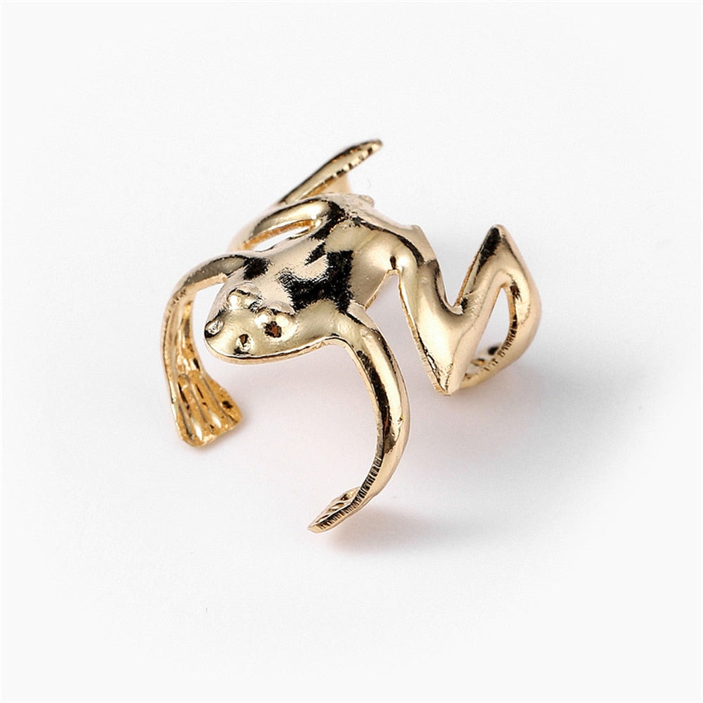 Peris Gems 3 Cartoon Frog Ear Cuffs Clip Earrings for Women | No Piercing Aesthetic Animal Earrings SHEIN Amazon Temu