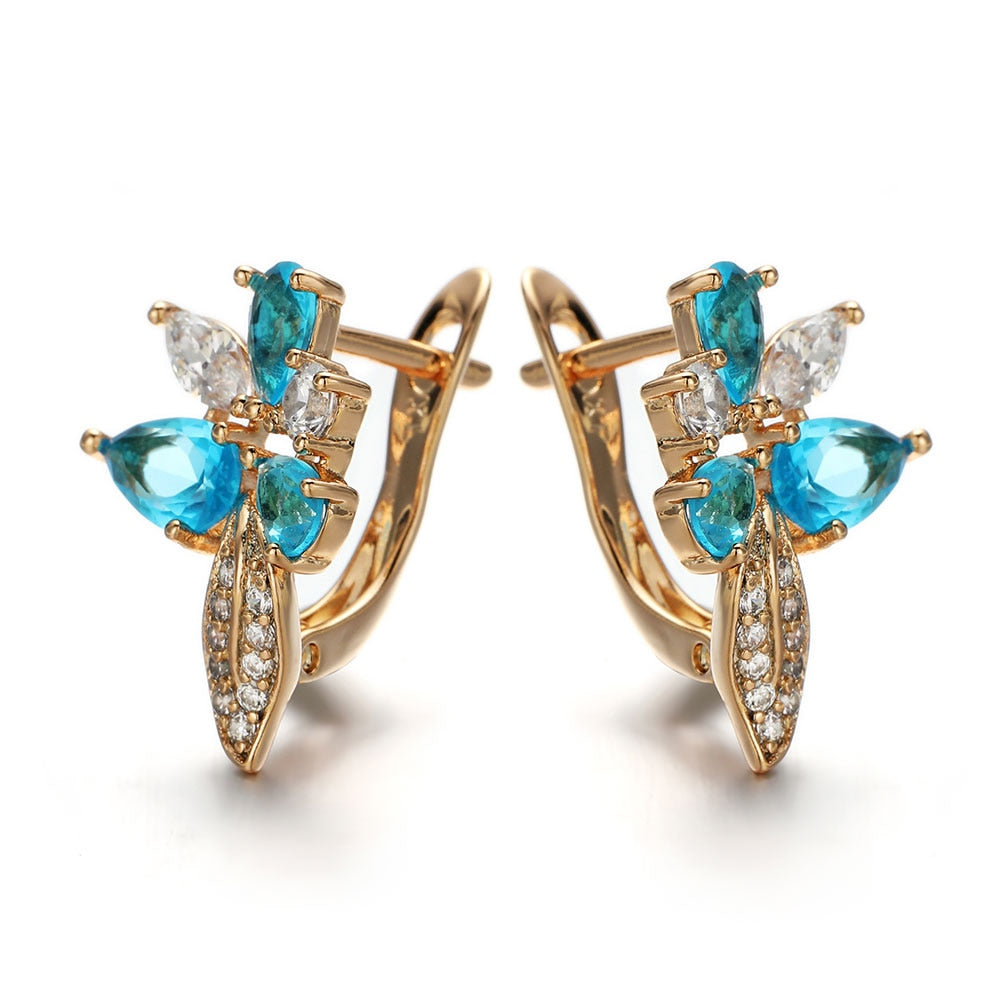 Peris Gems 3 Diamond Flower Stud Earrings for Women | Gold Diamond Stud Earrings SHEIN Amazon Temu