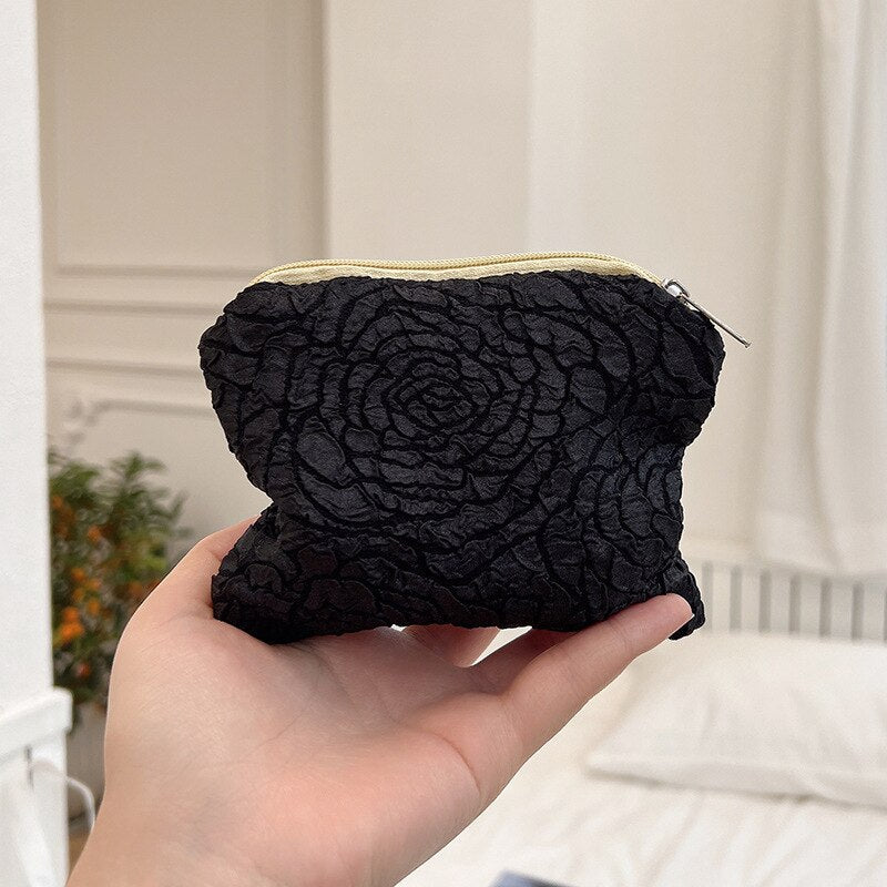 Peris Gems 3 Floral Canvas Small Zipper Coin Purse for Women | Lipstick Bags Floral Canvas Small Zipper Coin Purse for Women SHEIN Amazon Temu