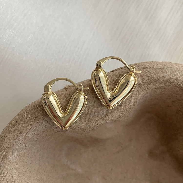 Peris Gems 3 Pearl Heart Stud Earrings for Women | Gold Love Dangle Earrings Pearl Heart Stud Earrings for Women Gold Love Dangle Earring SHEIN Amazon Temu