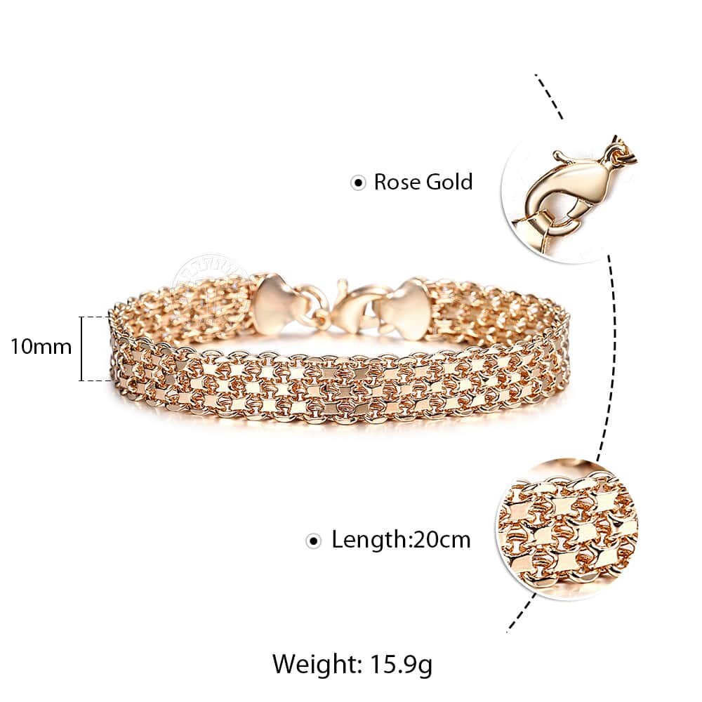 Peris Gems 3 Rose Gold 8mm Beaded Bracelet for Women | Layered Bracelet SHEIN Amazon Temu